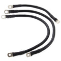 All Balls Battery Cable Kit Black 79-3006-1 Harley FLH Electra Glide 66-79 NEW