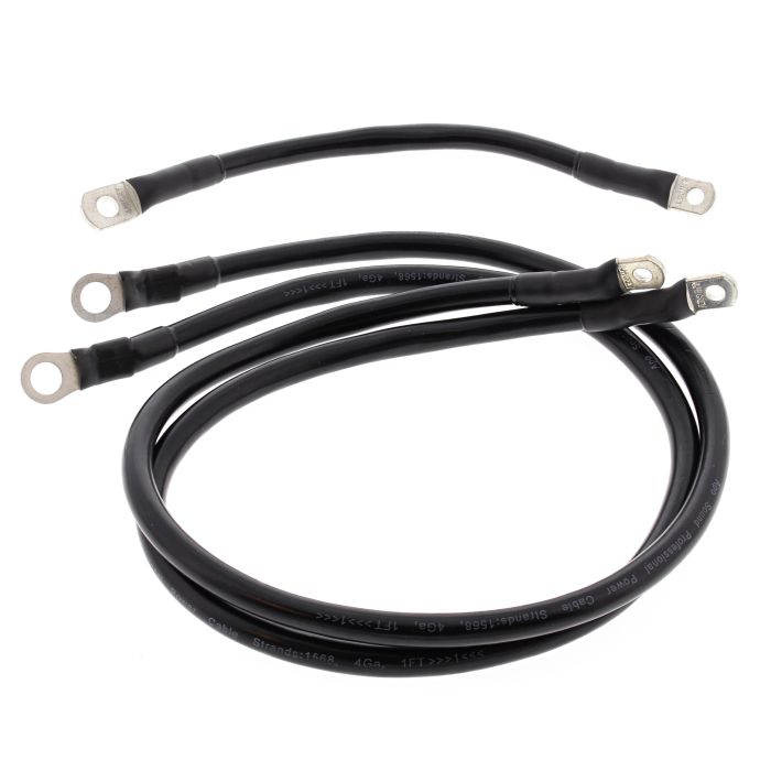 All Balls Battery Cable Kit Black 79-3007-1 Harley FLT Tour Glide 80-83 NEW