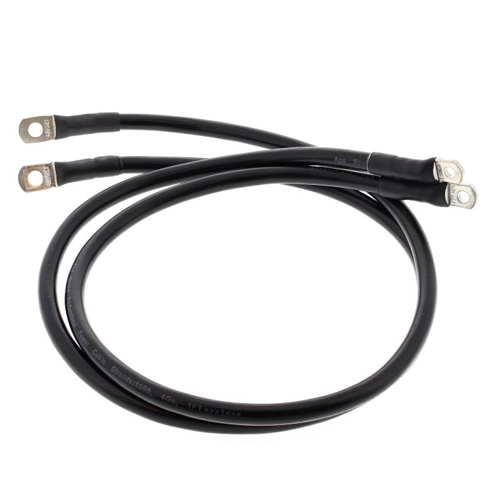 All Balls Battery Cable Kit Black Harley FLHS Electra Glide Sport 89-92 NEW